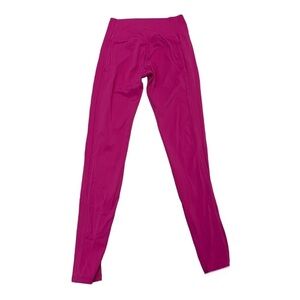 Alphalete fuchsia raspberry pink high waisted gym yoga leggings Sz XS/S